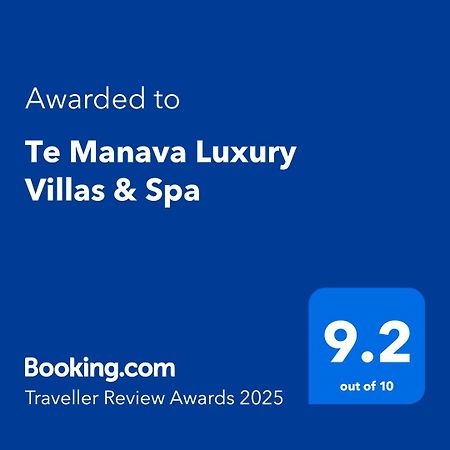 Te Manava Luxury Villas & Spa راروتونغا المظهر الخارجي الصورة
